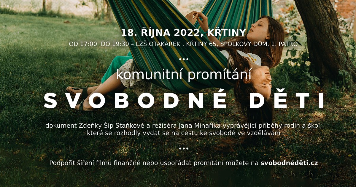 Svobodné děti – benefiční promítání