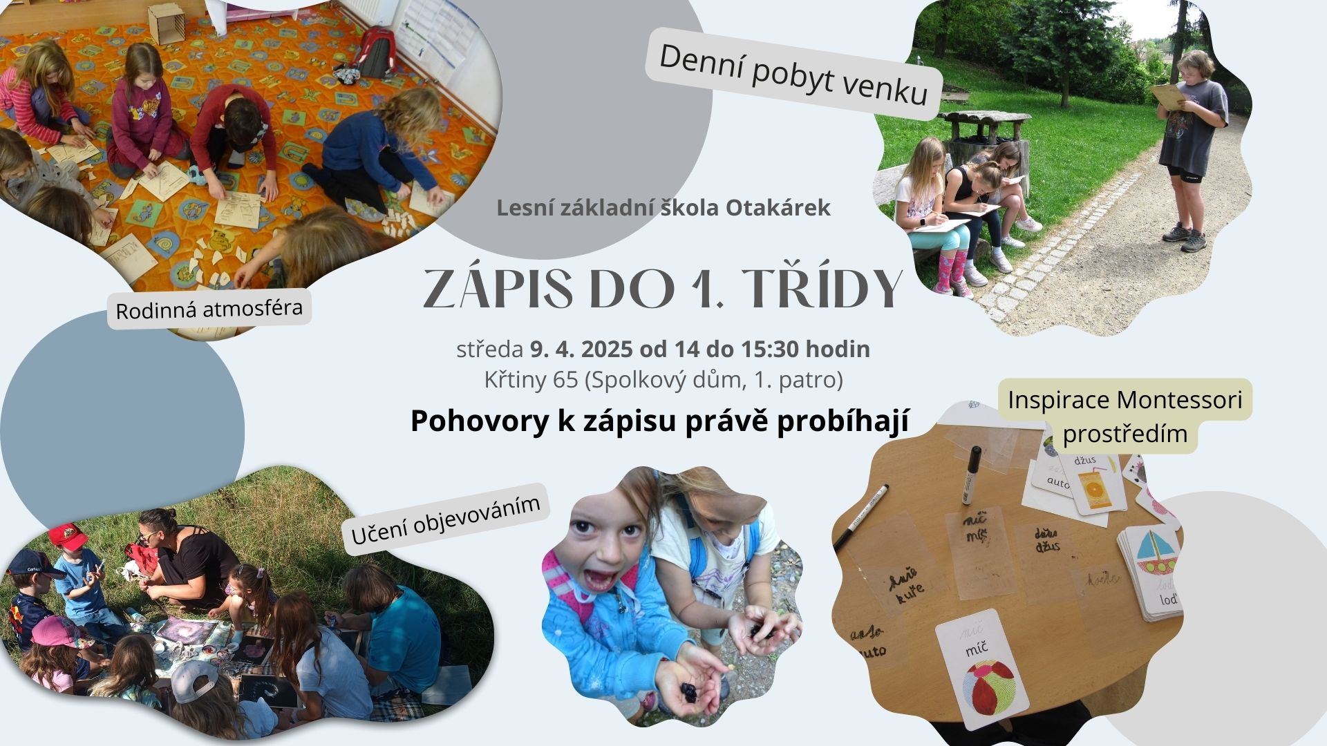 Zápis do 1. třídy na rok 2025/2026￼